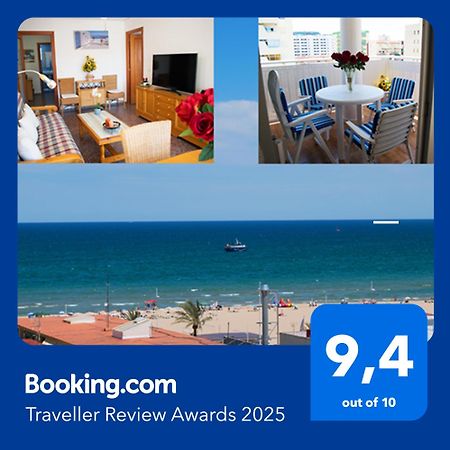 El Tiburon - Piso Con Espectaculares Vistas Al Mar - Solo Para Familias Ideal Para 4 Personas - Aire - Calefaccion - Ganador Award 2025, 2024, 2023, 2022 Playa de Gandia Zewnętrze zdjęcie